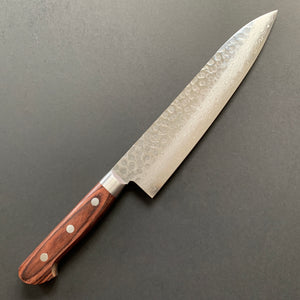 Gyuto knife, VG10, damascus and tsuchime finish - Ohishi