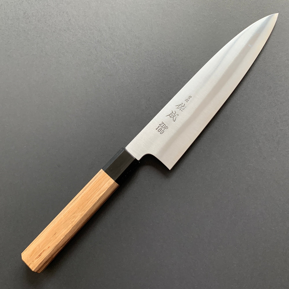 Gyuto knife, ZDP189 powder steel, polished finish - Sukenari