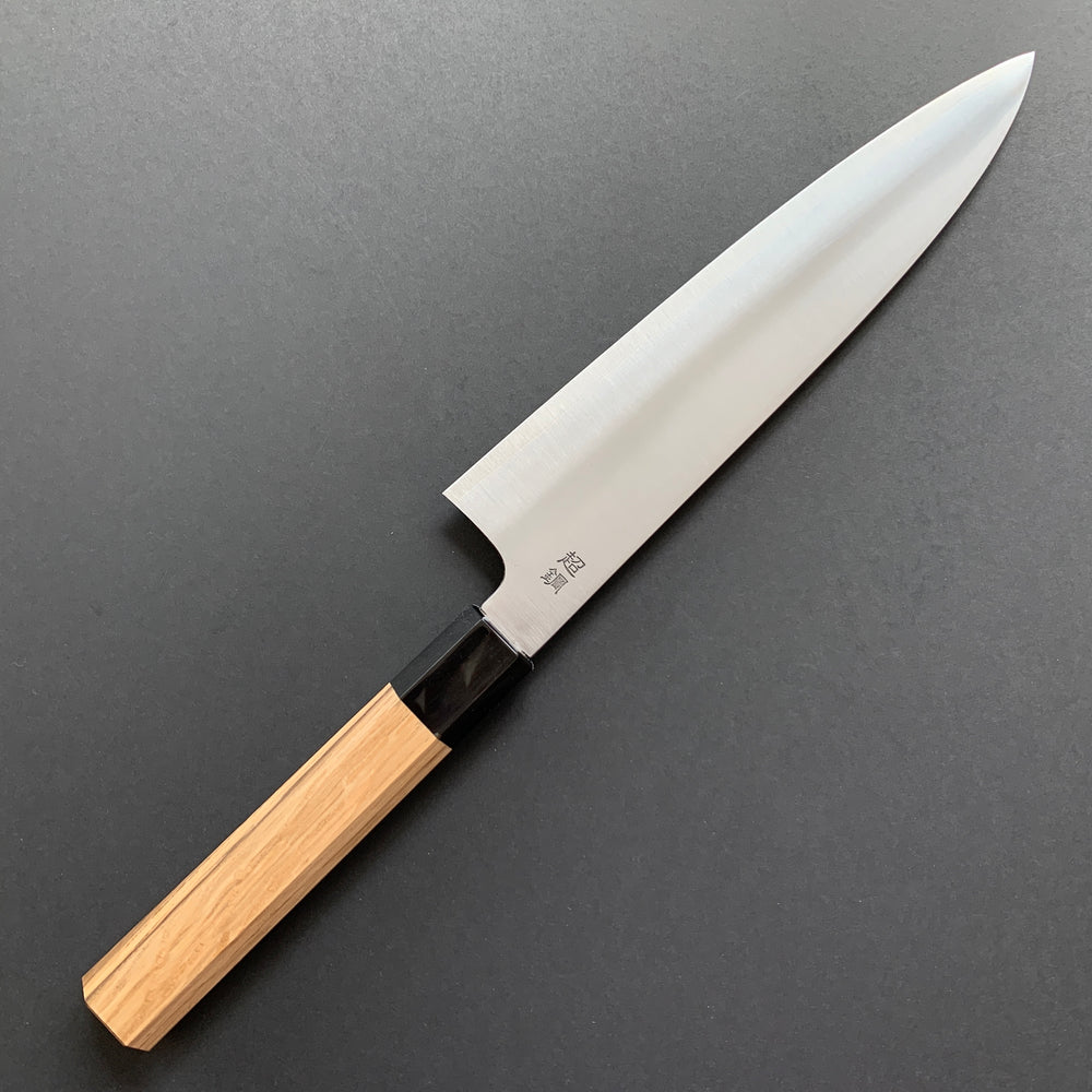 Gyuto knife, ZDP189 powder steel, polished finish - Sukenari