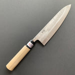 Gyuto knife, Shirogami 1 with stainless steel cladding, Nashiji finish, Nashiji range, wa handle - Fujiwara