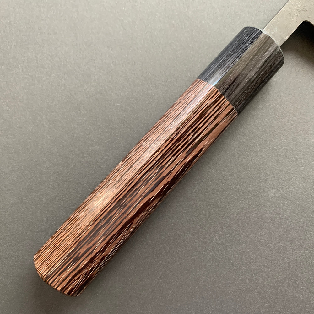 Gyuto knife, SLD core with Stainless Steel cladding, Nashiji and Kurouchi Finish - Ohishi