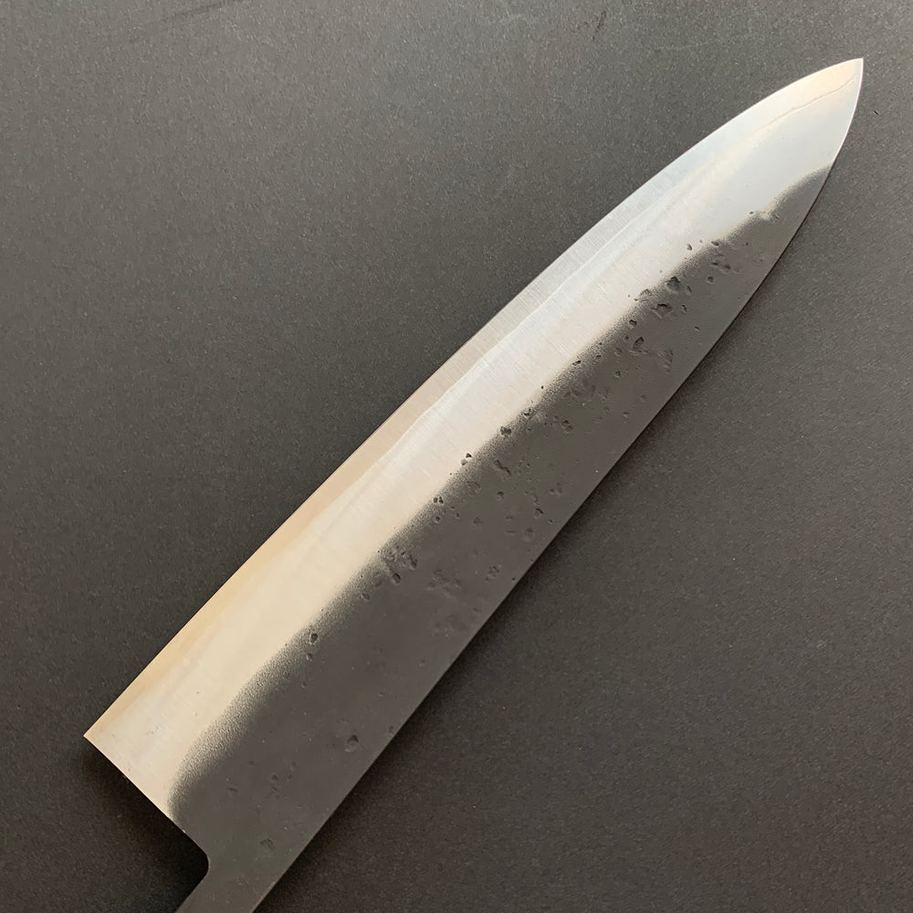 Gyuto knife, SLD core with Stainless Steel cladding, Nashiji and Kurouchi Finish - Ohishi