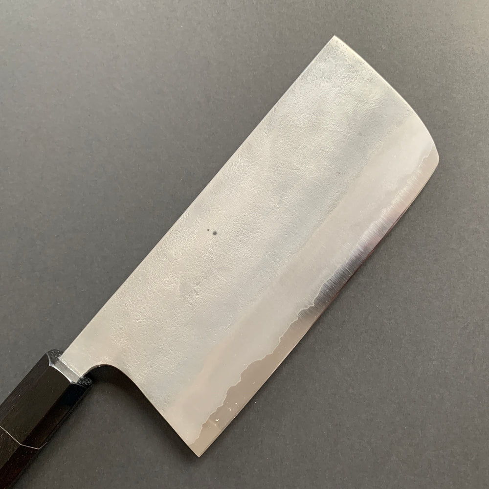 Cleaver, Aogami 2 Carbon steel with stainless steel cladding, Nashiji finish - Matsubara