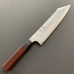 Kiritsuke Gyuto knife, Aogami 2 Carbon Steel with soft Iron cladding, Nashiji Damascus finish, Urushi lacquer handle - Nigara
