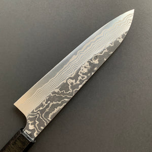 Gyuto knife, SLD steel, Kurouchi Damascus finish, Yorokobi range - Nigara