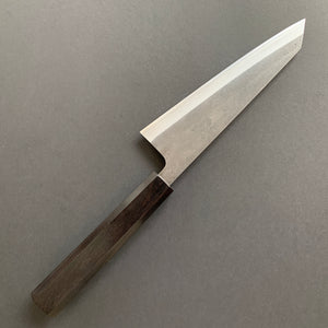 Honesuki knife, Shirogami 2 with Stainless  Steel cladding, Kurouchi Nashiji finish - Yoshikane