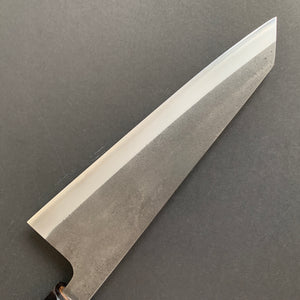 Honesuki knife, Shirogami 2 with Stainless  Steel cladding, Kurouchi Nashiji finish - Yoshikane