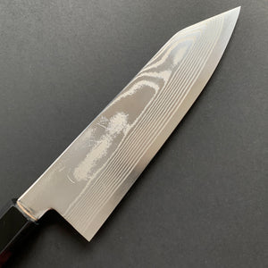 Bunka knife, Ginsan stainless steel, Damascus finish, Ginsou range - Hatsukokoro