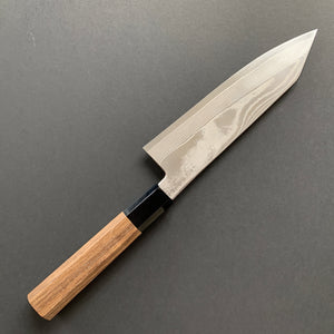 Bunka knife, Ginsan stainless steel, Damascus finish, Ginsou range - Hatsukokoro