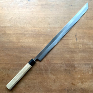 Tuna filleting knife, Shirogami carbon steel, Kasumi finish - Sakai Takayuki