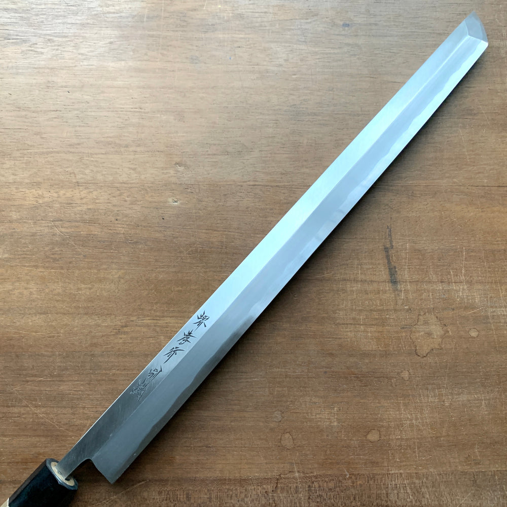 Tuna filleting knife, Shirogami carbon steel, Kasumi finish - Sakai Takayuki