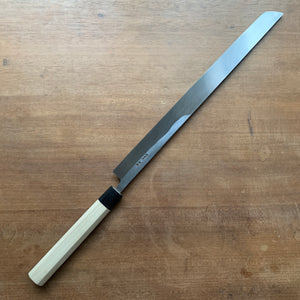 Tuna filleting knife, Shirogami carbon steel, Kasumi finish - Sakai Takayuki