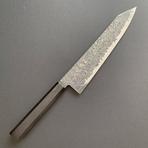 Kiritsuke Gyuto knife, SG2 powder steel, Kurozome Damascus finish, Ryuhyo range - Hatsukokoro