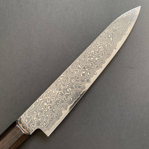 Petty knife, SG2 powder steel, Kurozome Damascus finish, Ryuhyo range - Hatsukokoro