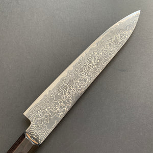 Petty knife, SG2 powder steel, Kurozome Damascus finish, Ryuhyo range - Hatsukokoro