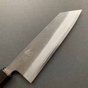 Bunka knife, Shirogami 2 with stainless steel cladding, kurouchi nashiji finish - Yoshikane