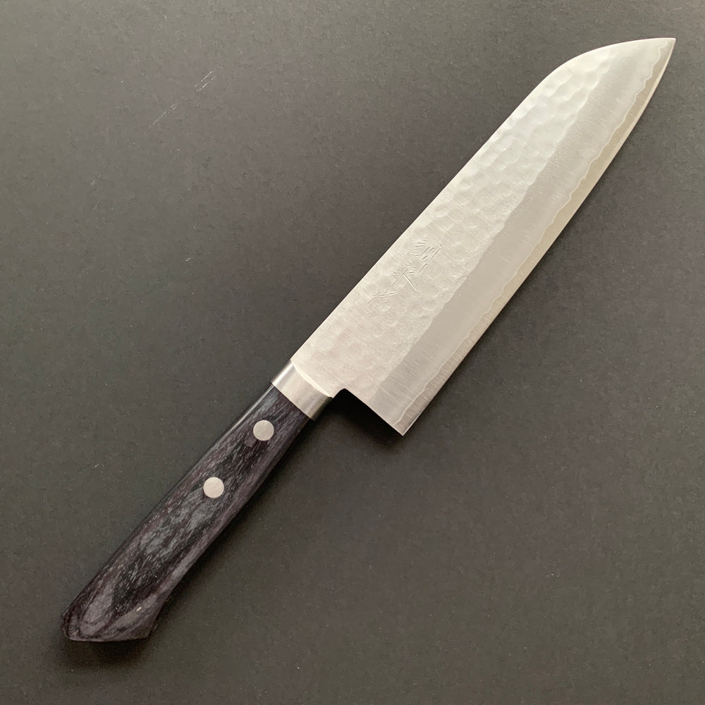 Santoku knife, VG1, Tsuchime finish - Masutani