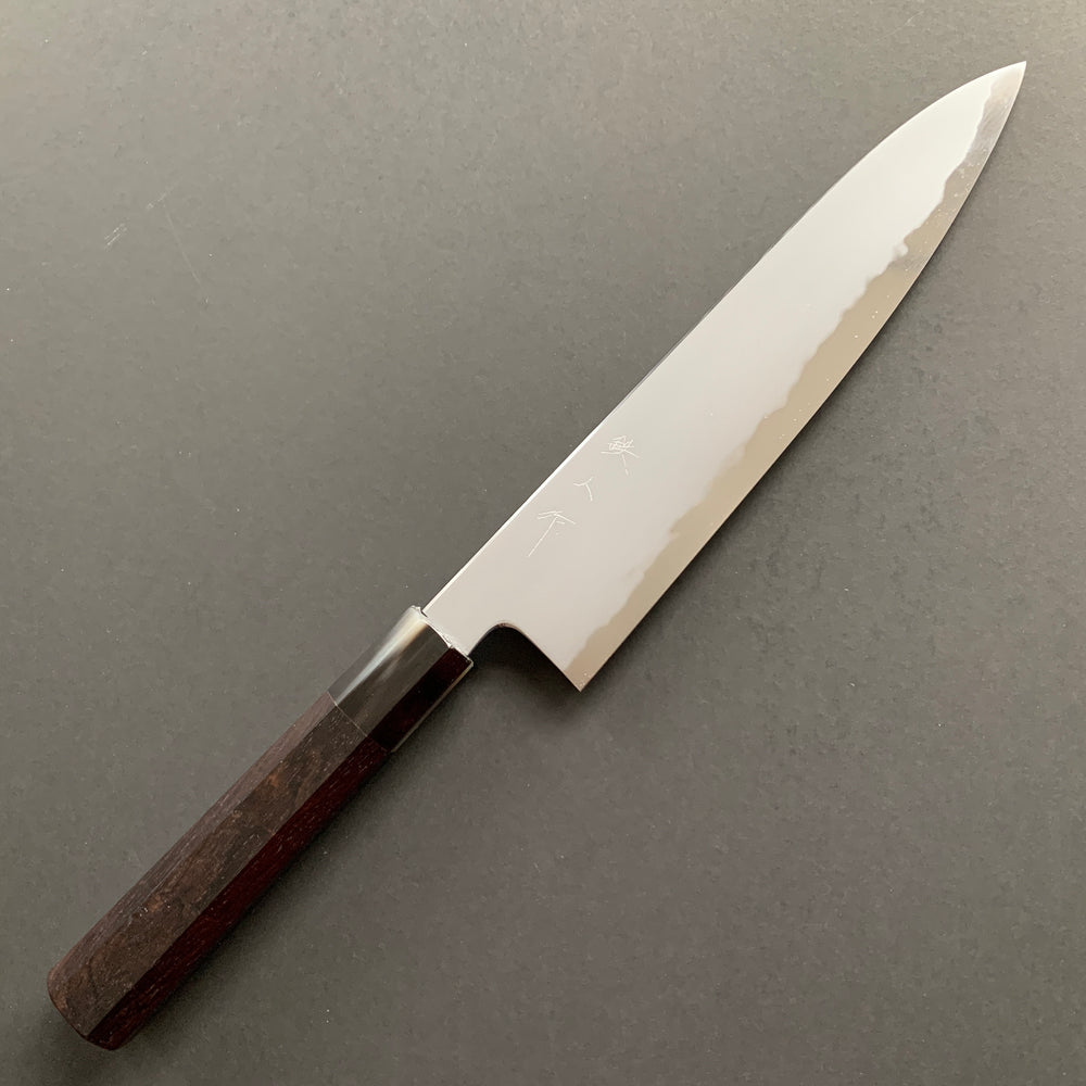 Gyuto Knife, Aogami 2 with Iron cladding, Kasumi finish - Tetsujin Hamono