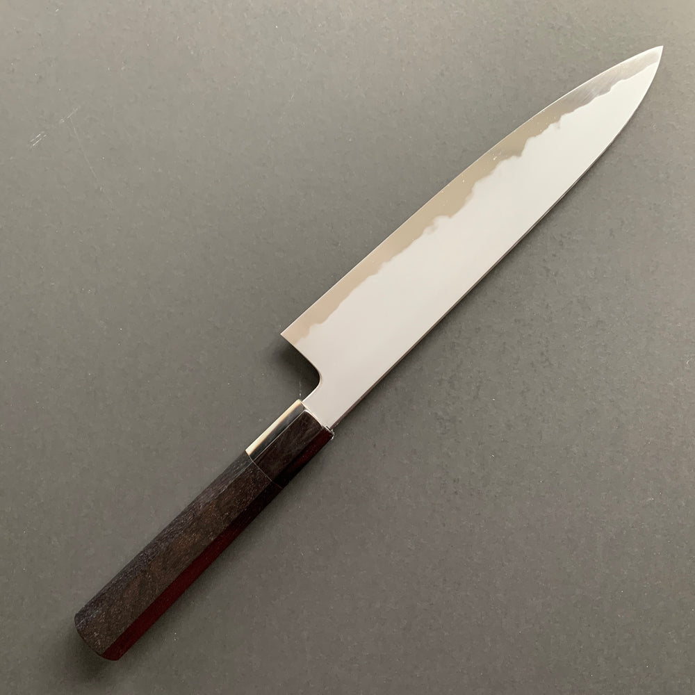 Gyuto Knife, Aogami 2 with Iron cladding, Kasumi finish - Tetsujin Hamono