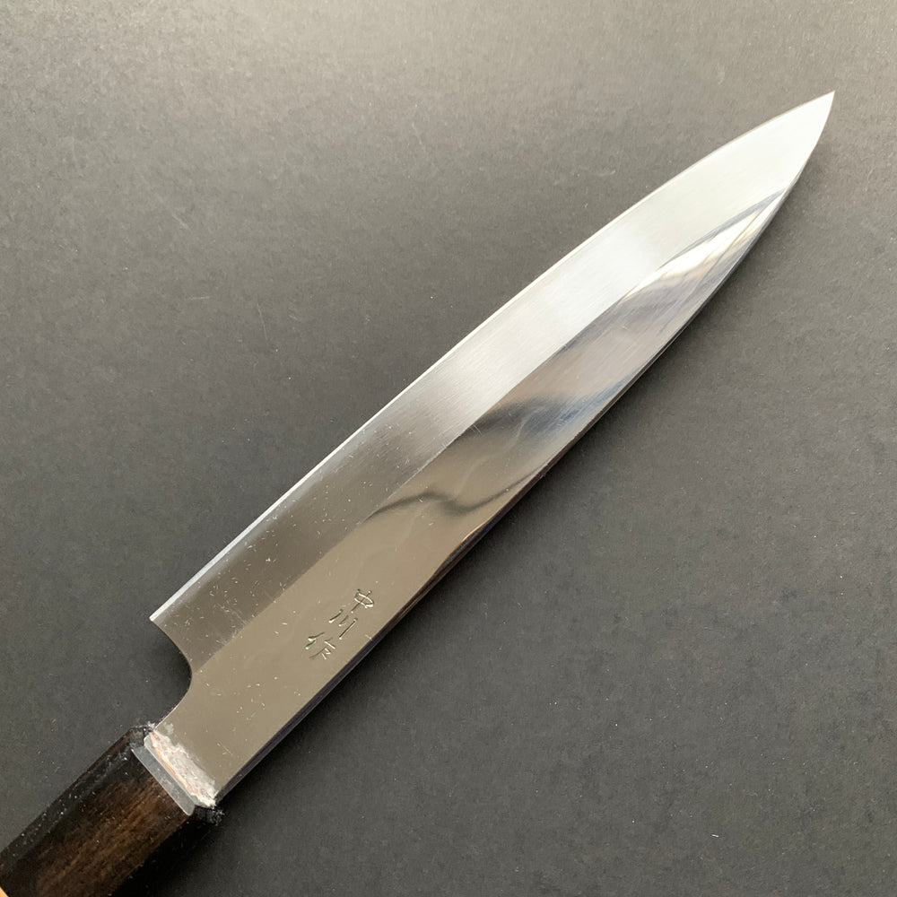 Petty knife, Shirogami 3 Honyaki, Polished finish - Nakagawa Hamono