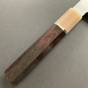 Honyaki Gyuto knife, Shirogami 3 Carbon steel, mirror polish finish - Ikeda