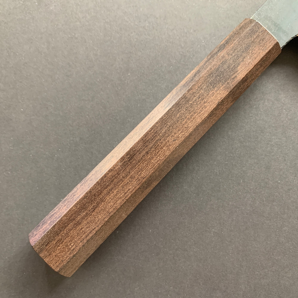Gyuto knife, Aogami 2 with iron cladding, Kurouchi finish, Aosagi range - Hatsukokoro