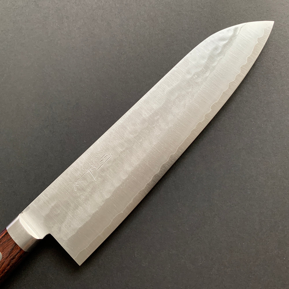 Gyuto knife, VG1 stainless steel, Tsuchime finish, Mahogany handle - Masutani