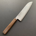 Santoku knife, SLD steel, Kurozome Damascus finish, Hikari range - Hatsukokoro