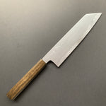 Kiritsuke Gyuto Knife, Shirogami 2 Carbon Steel with Stainless Steel cladding, Kasumi finish - Sakai Kikumori