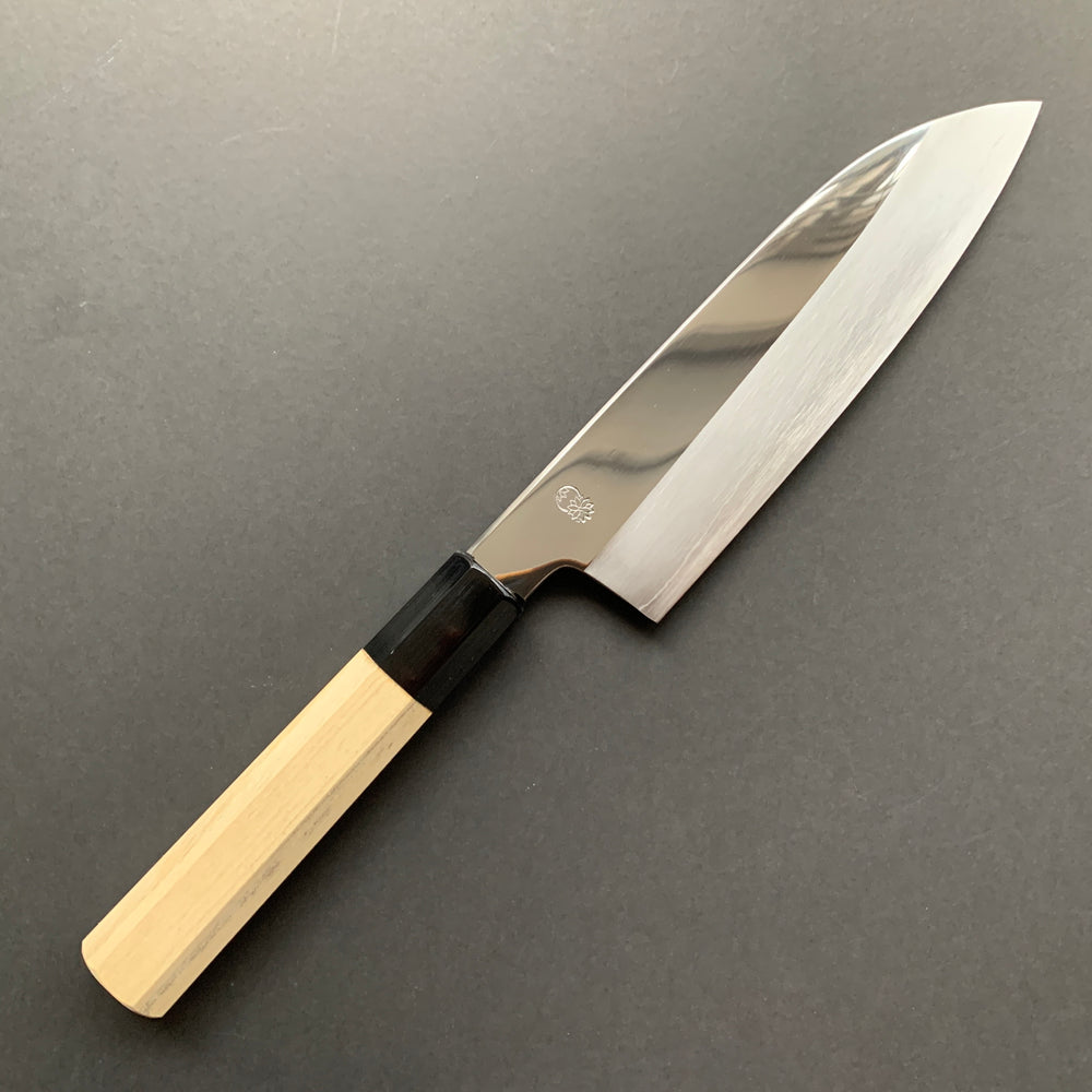 Santoku Knife, Ginsan Stainless Steel, mirror polished finish, Choyo range - Sakai Kikumori