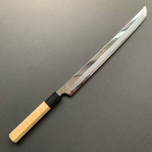Sakimaru Takobiki knife, Shirogami 2 carbon steel, Polished finish, Choyo range - Sakai Kikumori