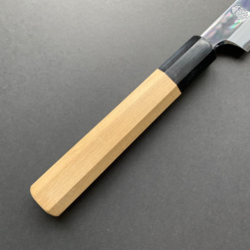 Sakimaru Takobiki knife, Shirogami 2 carbon steel, Polished finish, Choyo range - Sakai Kikumori