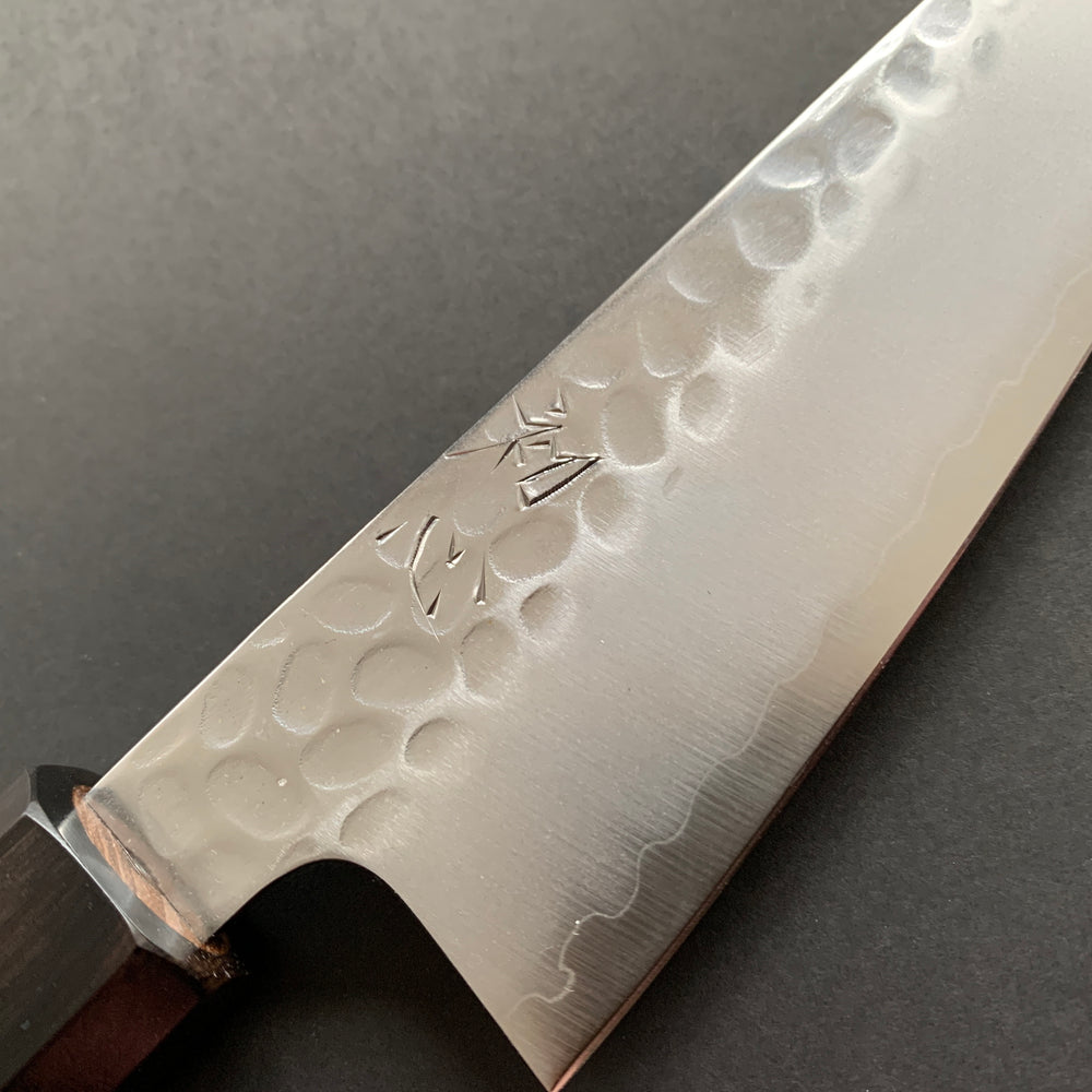 Honesuki knife, Ginsan Stainless Steel, Tsuchime finish - Hatsukokoro