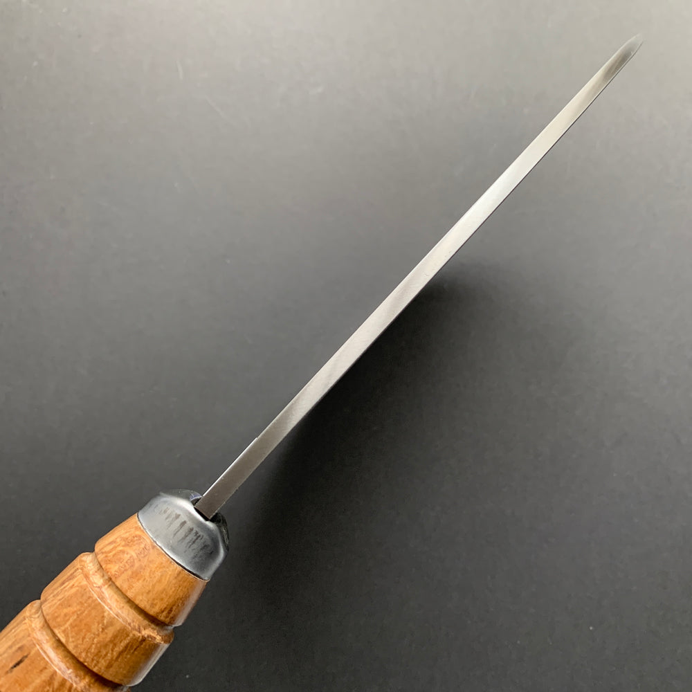 The big tuna knife, Aogami 1 Carbon Steel with Stainless Steel cladding, polished finish - Chopper King