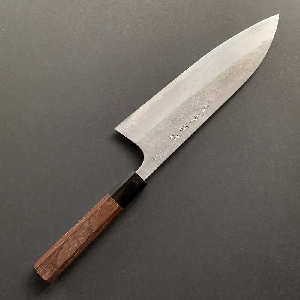 Gyuto knife, Aogami 2, stainless steel clad, Nashiji finish - Matsubara