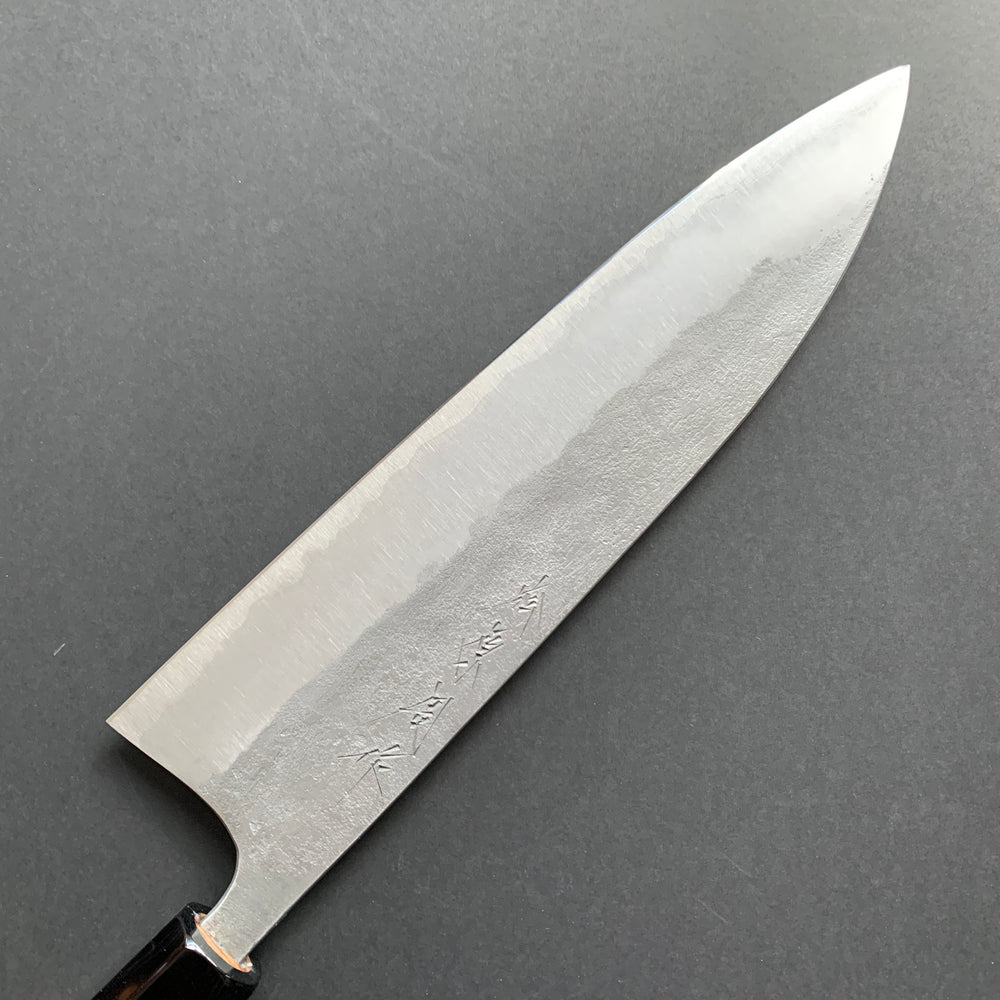 Gyuto knife, Aogami 2, stainless steel clad, Nashiji finish - Matsubara