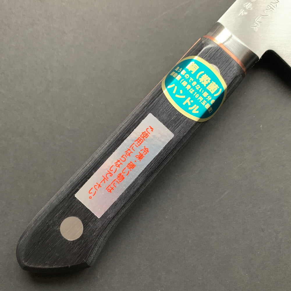 Gyuto knife, VG1 stainless steel, polished finish, Western style Copper lined handle - Miki Hamono