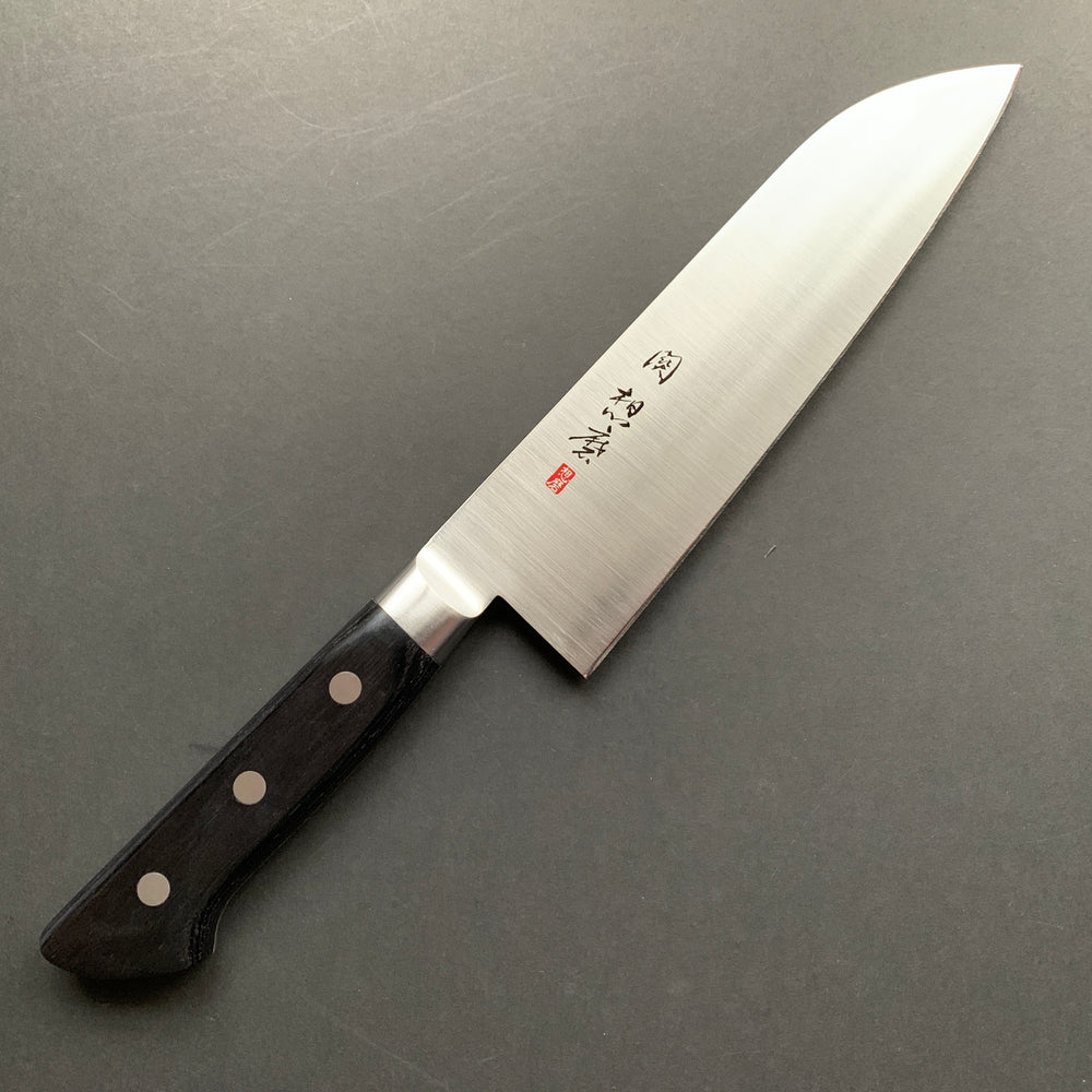 Santoku knife, AUS 8 Stainless steel, Polished finish - Souma