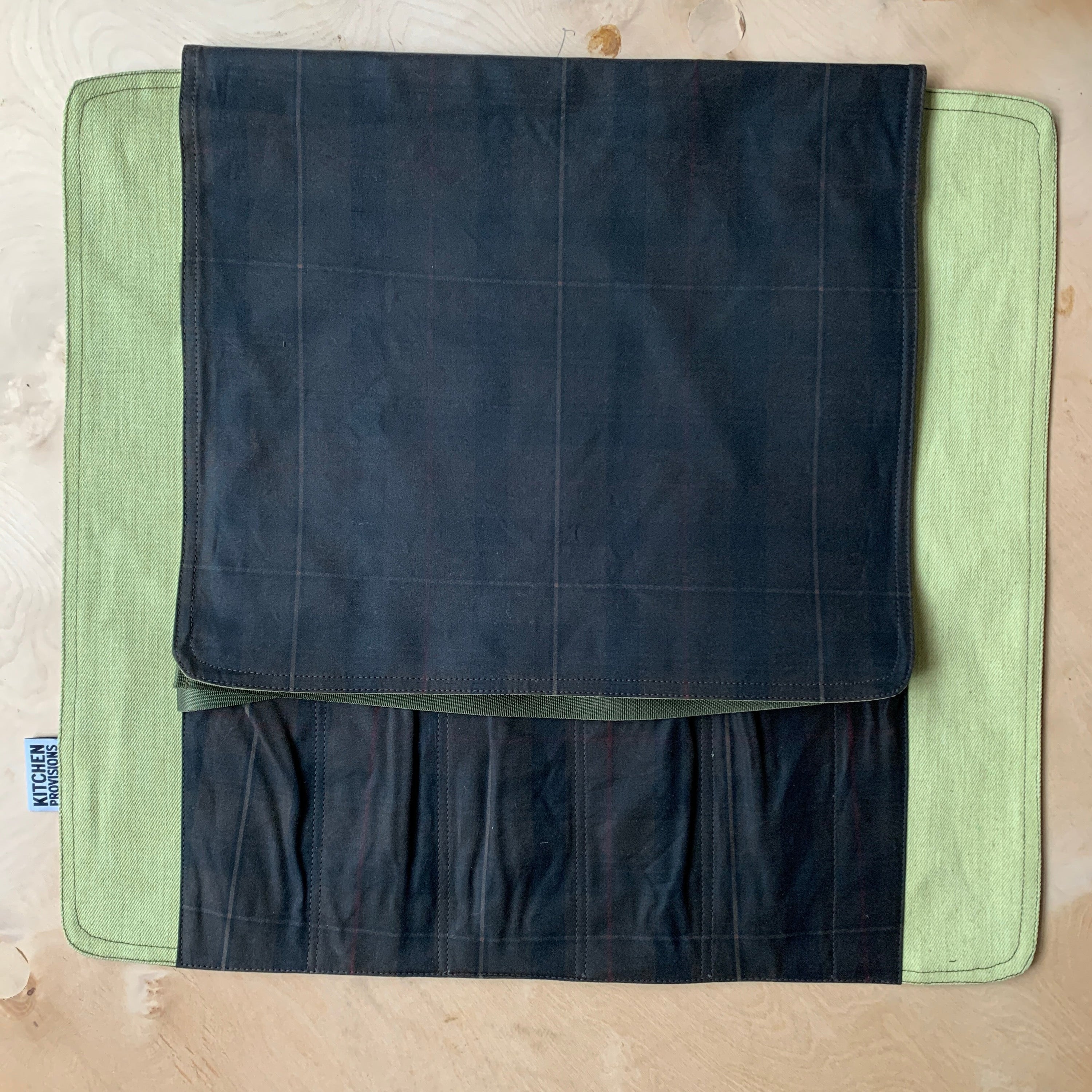 Kitchen Provisions Merch - The Knife Roll - WAX COTTON II - Design D