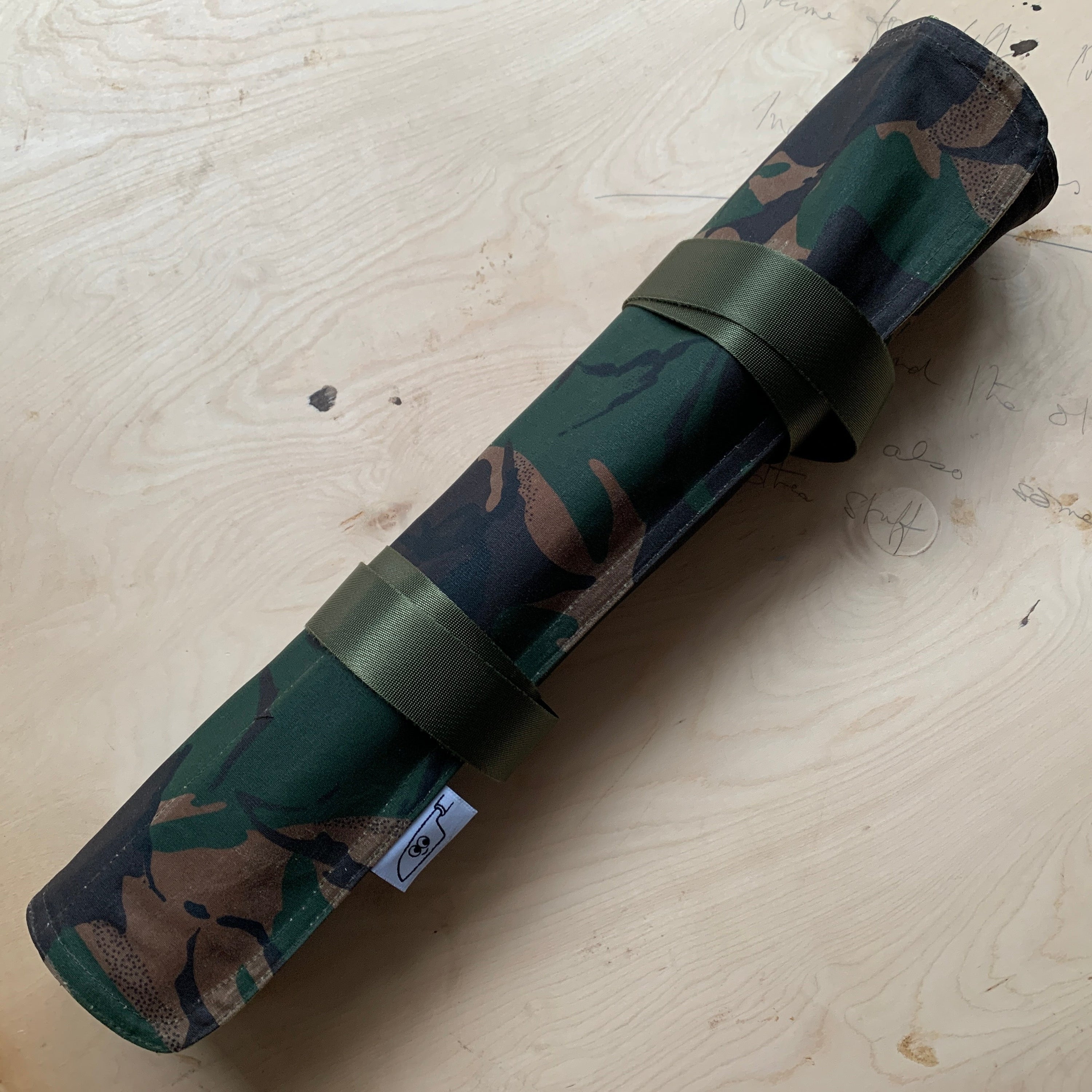 Kitchen Provisions Merch - The Knife Roll - WAX COTTON II - Design H