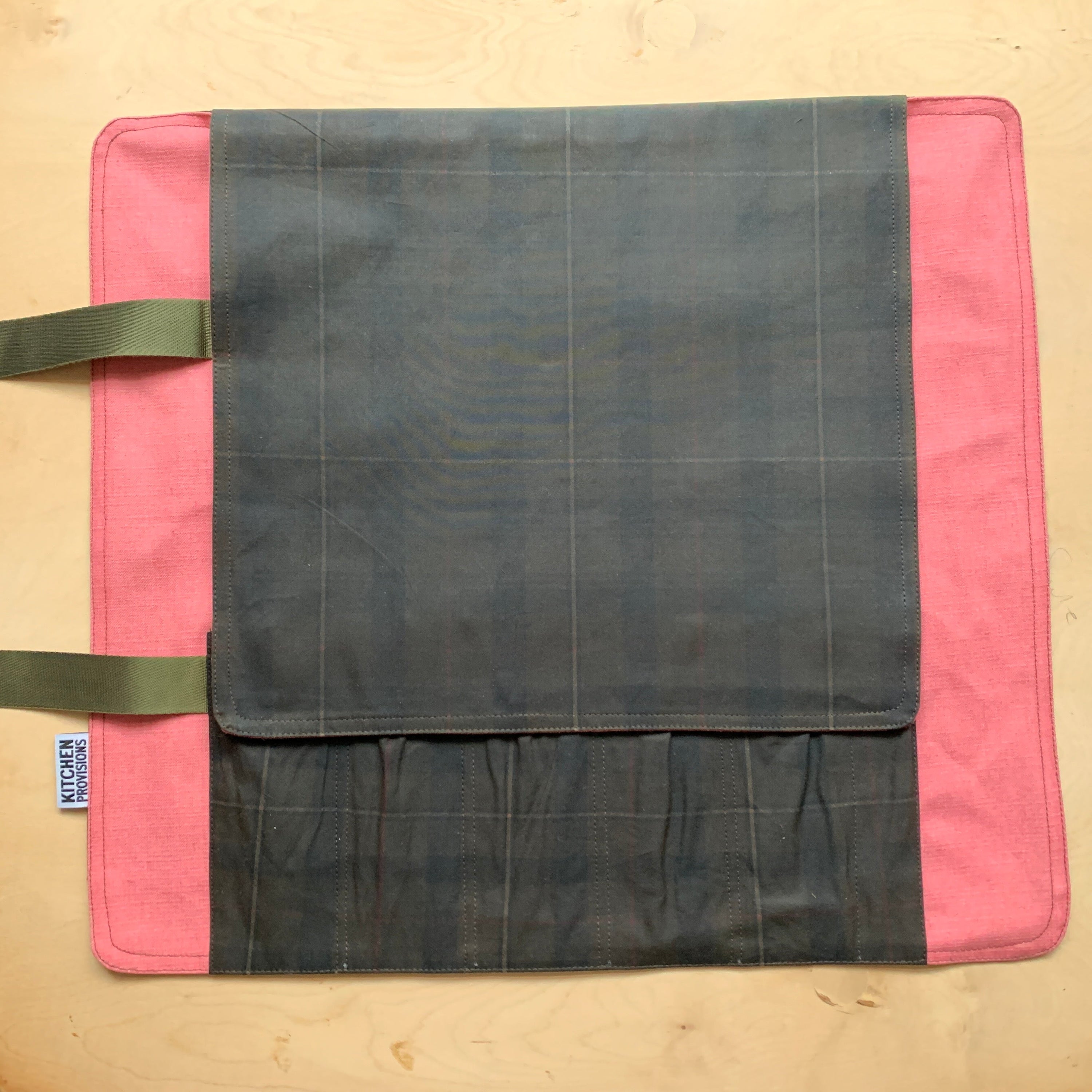 Kitchen Provisions Merch - The Knife Roll - WAX COTTON II - Design F