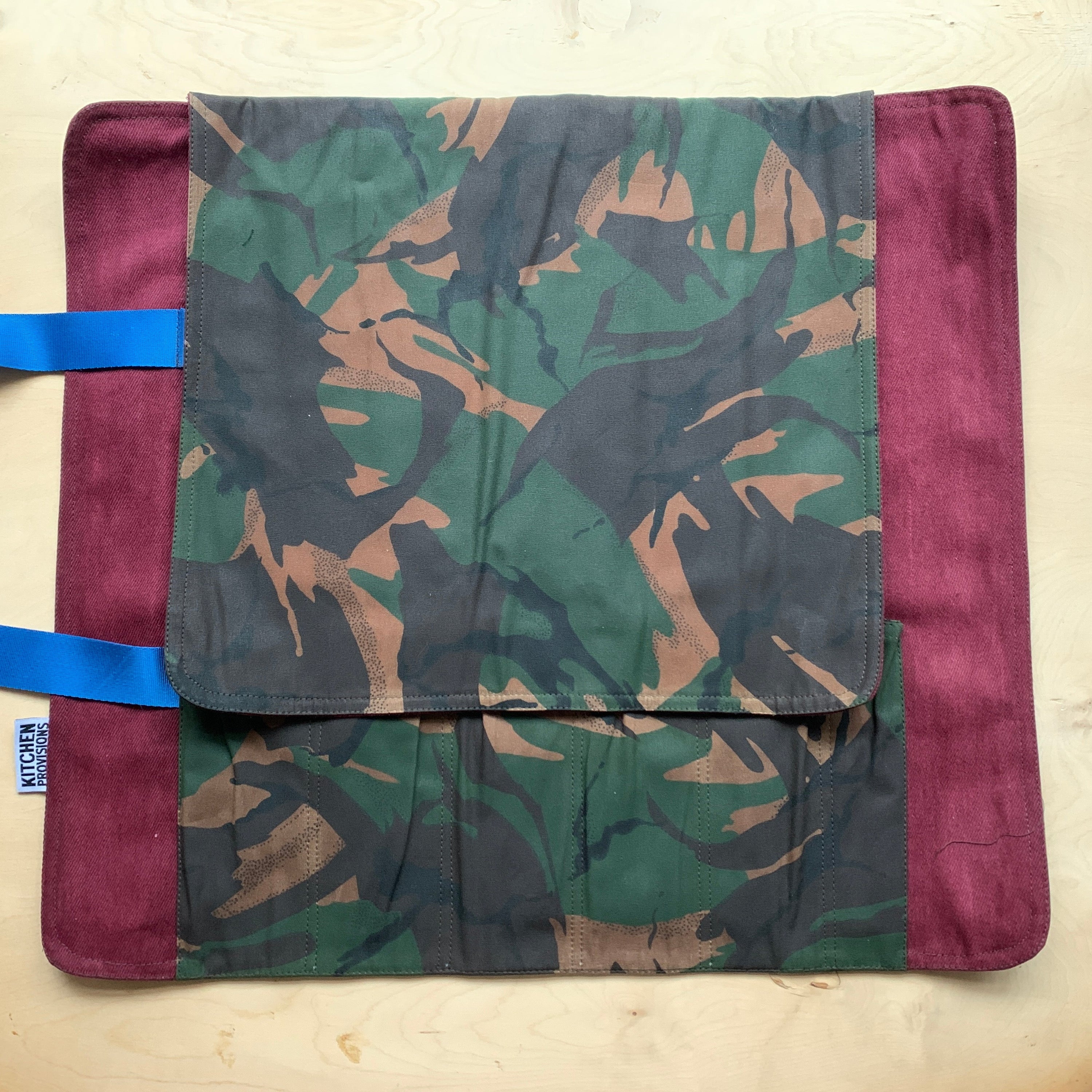 Kitchen Provisions Merch - The Knife Roll - WAX COTTON II - Design A