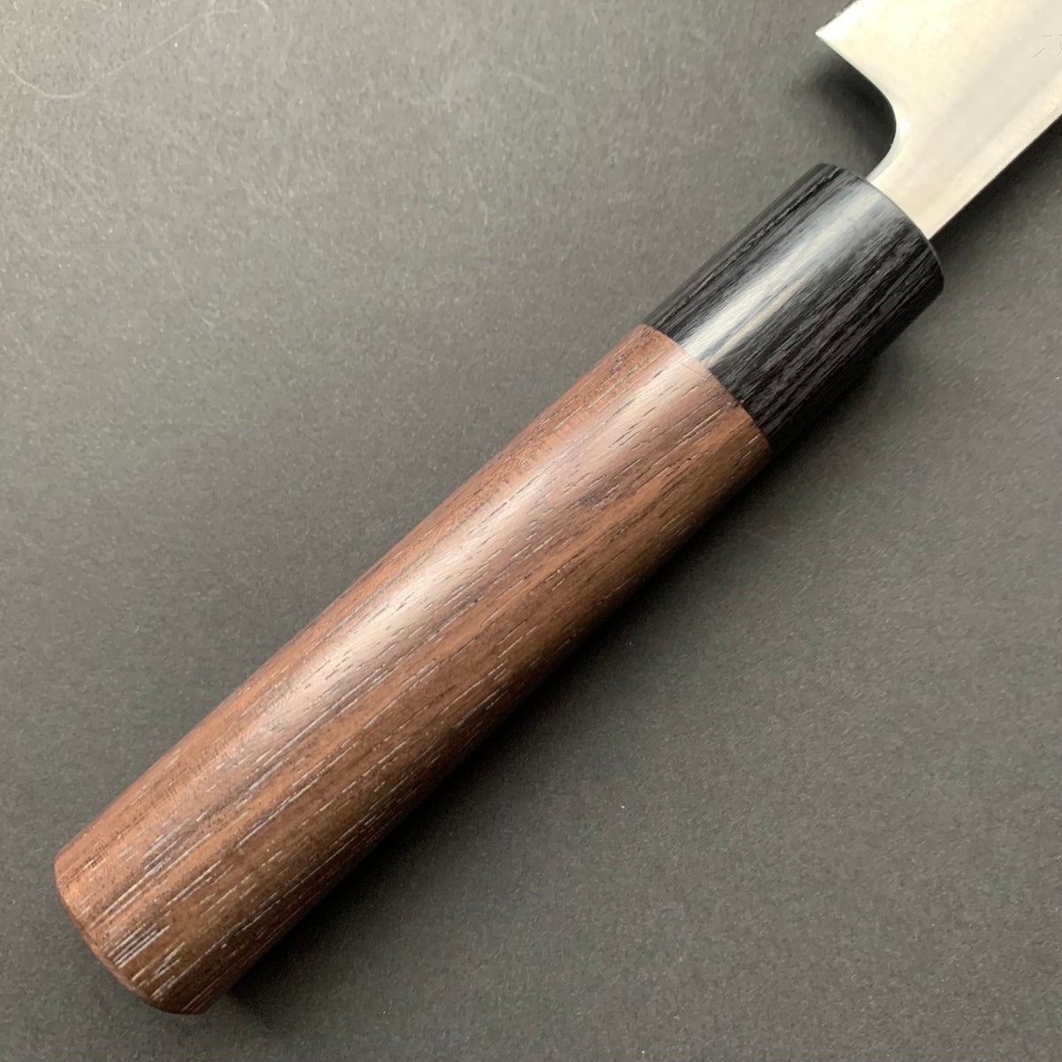Petty knife, Aogami Super with stainless steel cladding, migaki finish - Akifusa