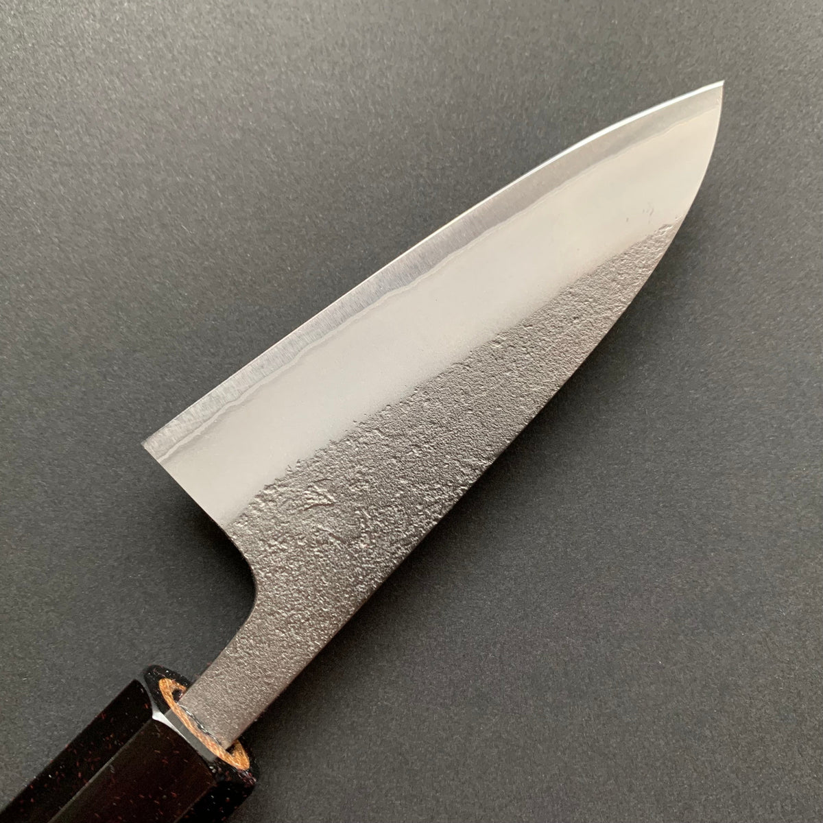 Pairing knife, Shirogami 2 with stainless steel cladding, nashiji finish - Yoshikane