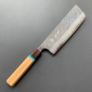 Nakiri knife, VG10 Stainless steel, tsuchime finish - Yu Kurosaki
