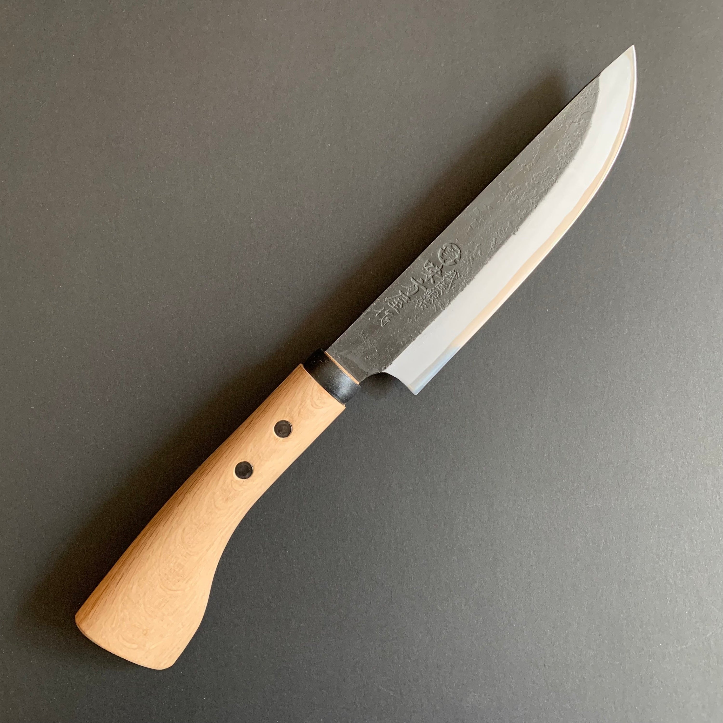 Ken Nata, SK5 Carbon steel, Kurouchi finish, Ajikataya series - Hinoura