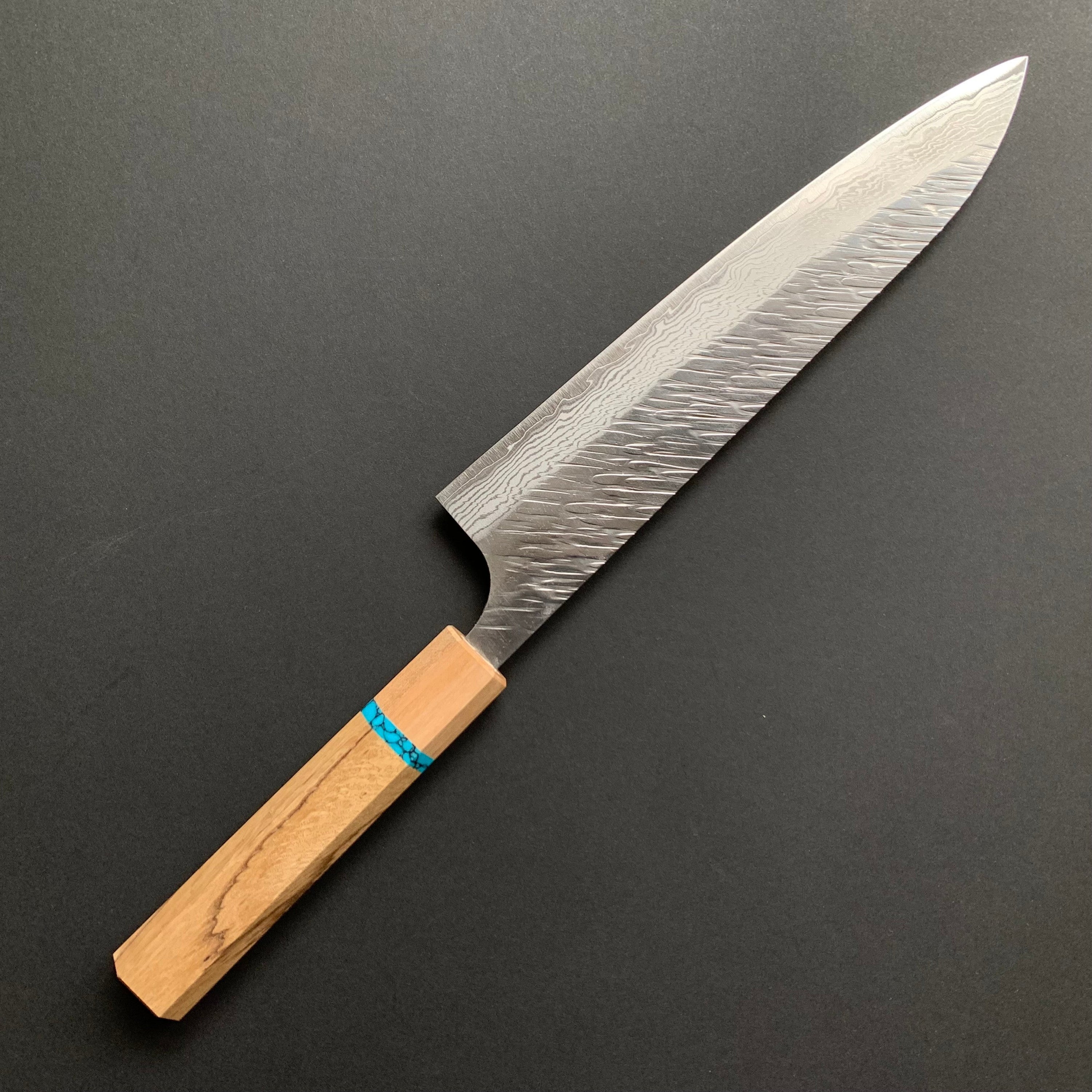 Gyuto knife, VG10 Stainless steel, tsuchime finish - Yu Kurosaki