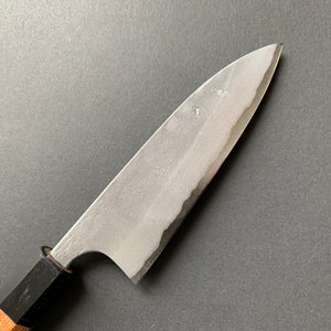 Petty knife, Aogami 2, stainless steel clad, Nashiji finish - Matsubara