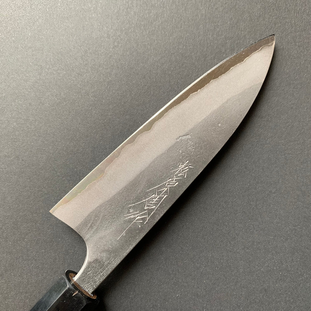 Petty knife, Aogami 2, stainless steel clad, Nashiji finish - Matsubara