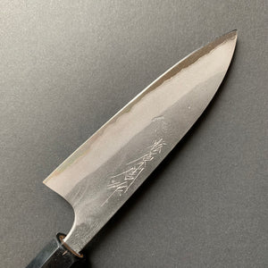Petty knife, Aogami 2, stainless steel clad, Nashiji finish - Matsubara